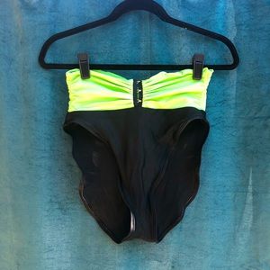 80’s Vintage DayGlo High-Waisted Bikini Bottoms